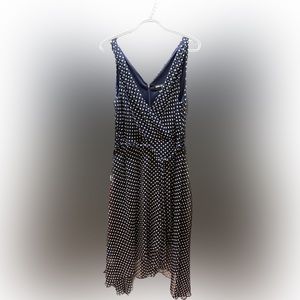 Navy Polka dot dress
